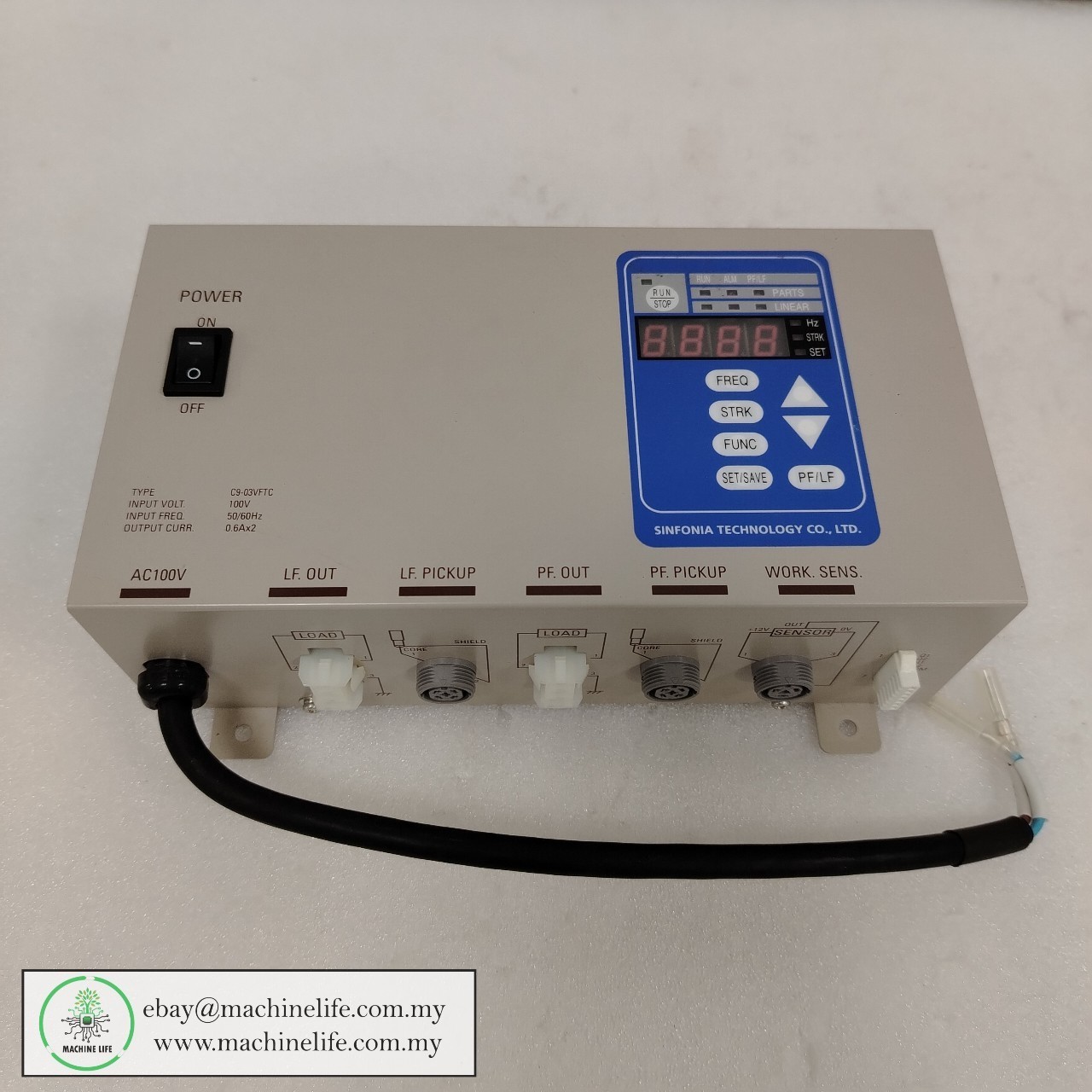 Sinfonia Technology C9-03VFTC Digital Controller