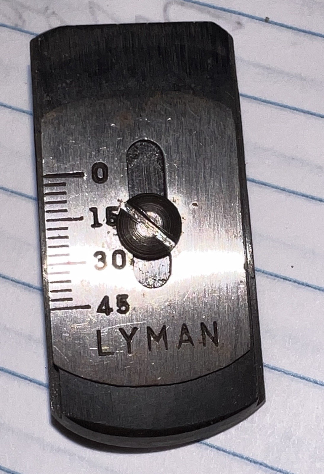 Lyman 57 or 66 Slot Filler Blank    (Z-1605)