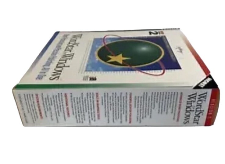 NEW SEALED WordStar For Windows Version 2 Windows 3.1 / 95 Big Box PC Word Proc.