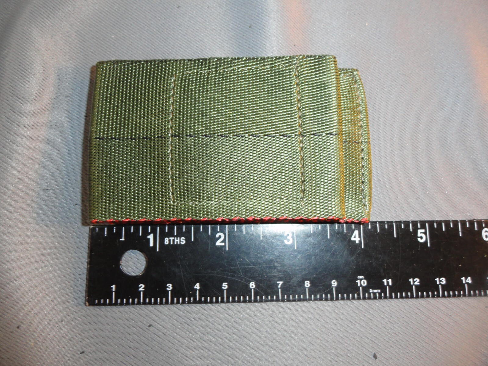 OD GREEN BELT LOOP SMALL 4 X 2.5 INCH DUTY SERVICE POUCH FOR KEYS FLASHLIGHT ETC