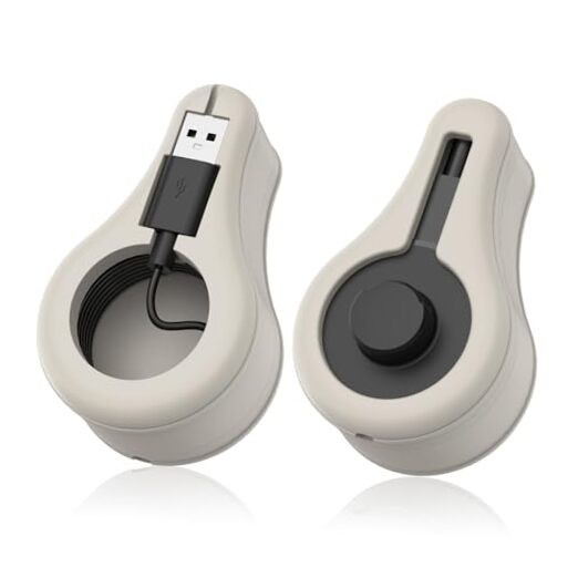 Oura Ring Gen3 Silicone Charger Protector Cover, Cord Winder and Apricot