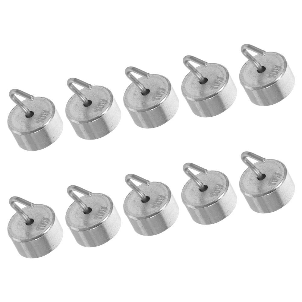 10 Pcs Test Weights Hook Kit Scale Adjustment Standard Calibration