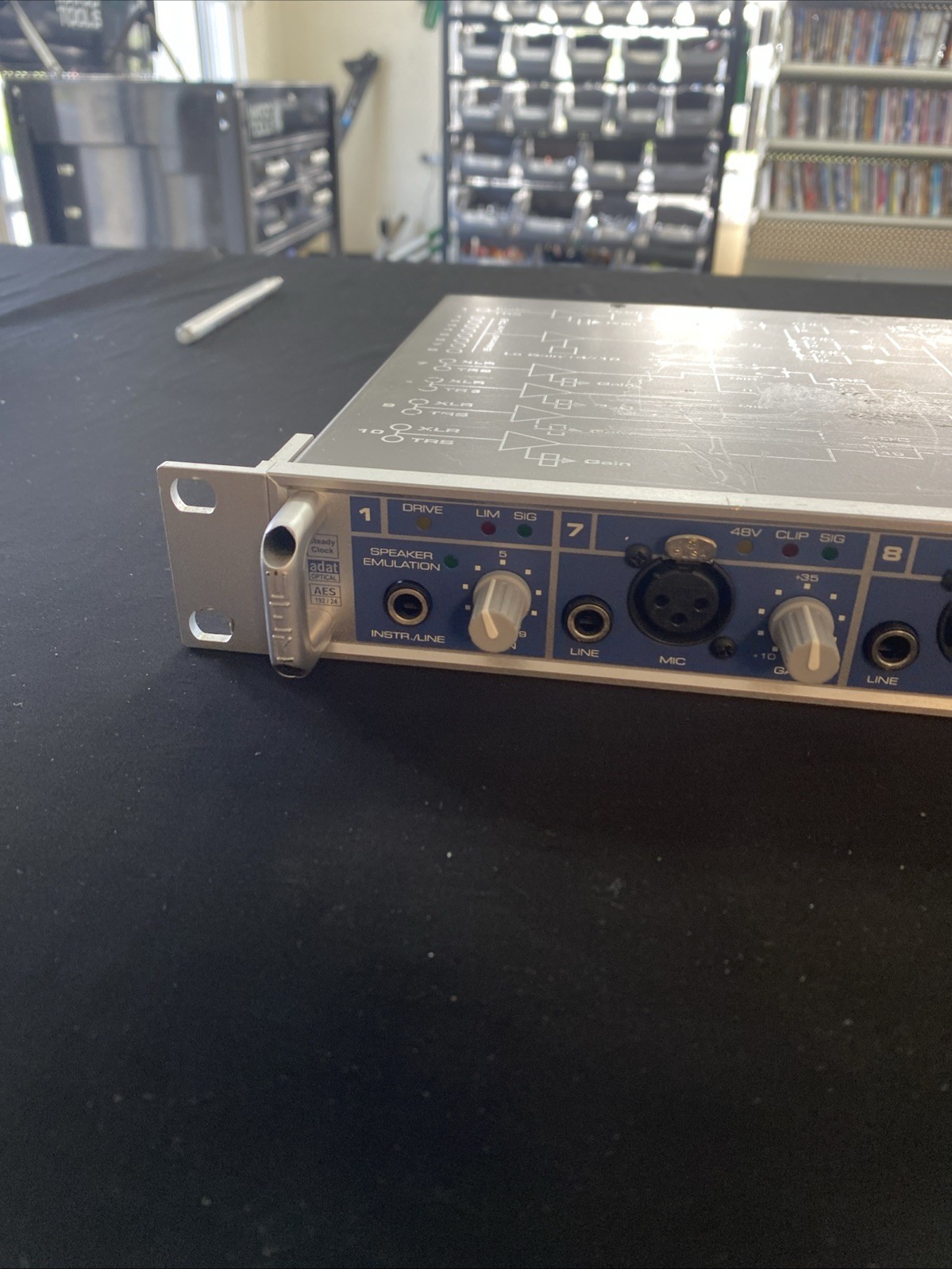RME Fireface 800 Firewire 24 Bit 192 kHz Audio Interface With 4 Mic Pres