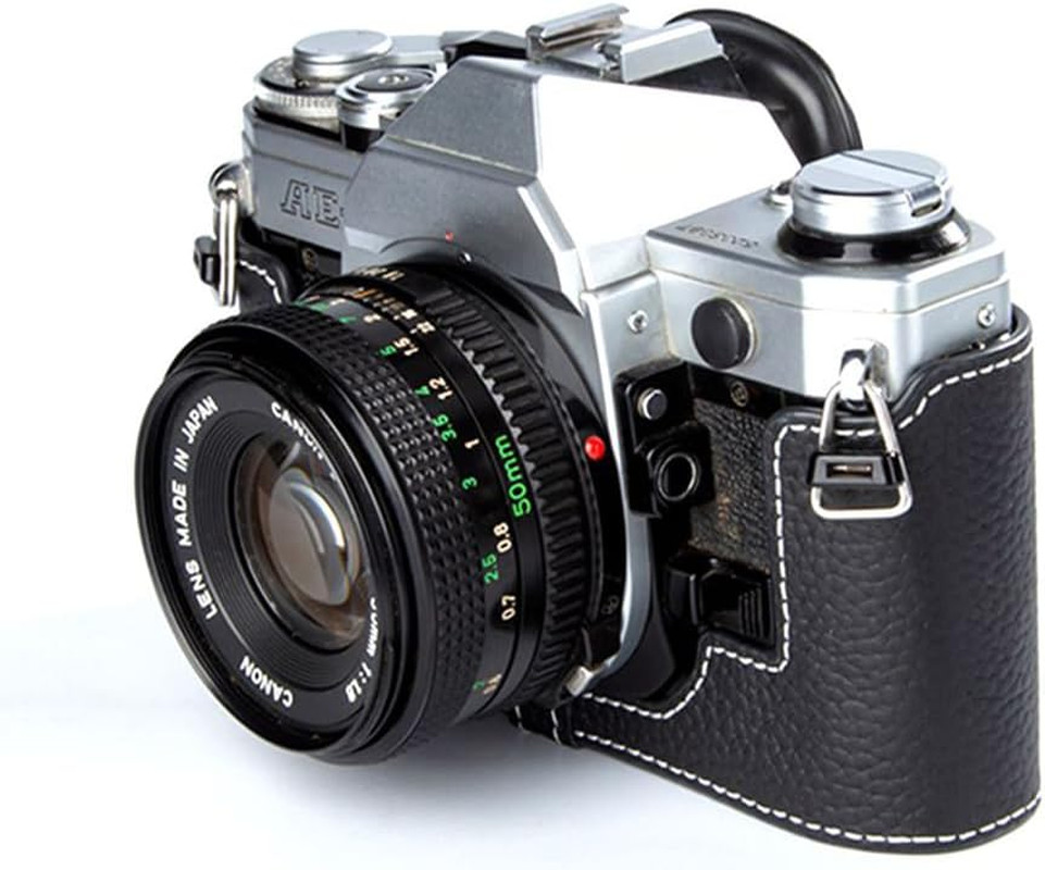 For Canon Ae-1 Case Handmade Genuine Leather Camera Protective Half Camera Case