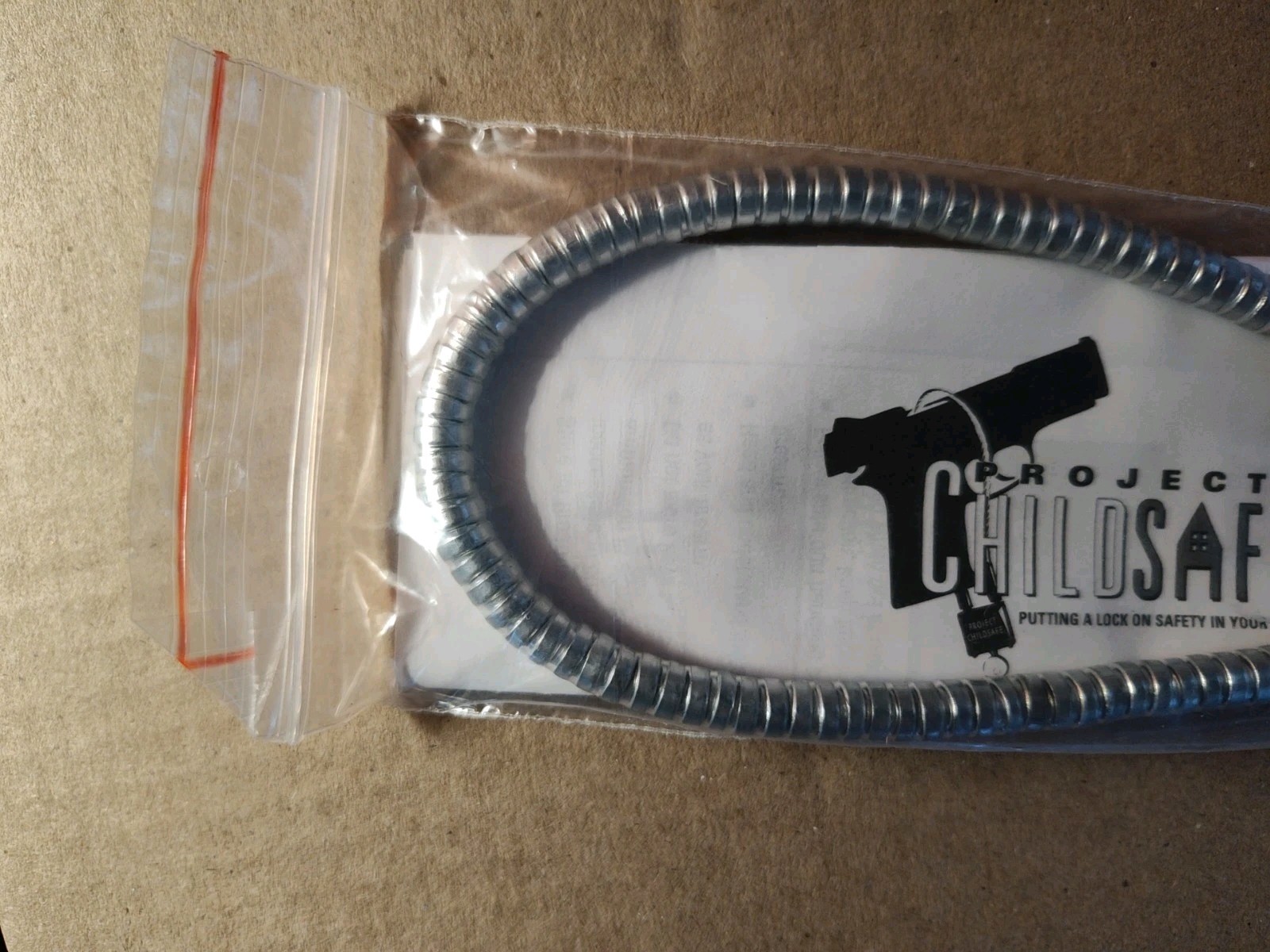 2 Project Child Safe Firearms Guns Weapons Cable Safety Locks Padlocks NIP