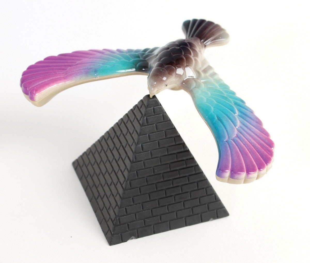 One PCS Amazing Balancing Bird with Triangle Stand  (Color May Vary)