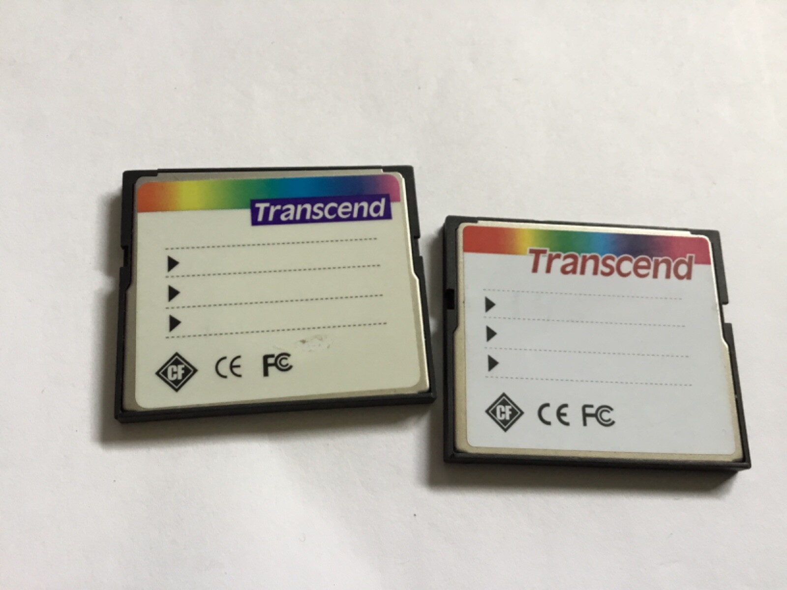 2pcs 512mb TRANSCEND CompactFlash CF I memory card for CFI DSLR Nikon cam