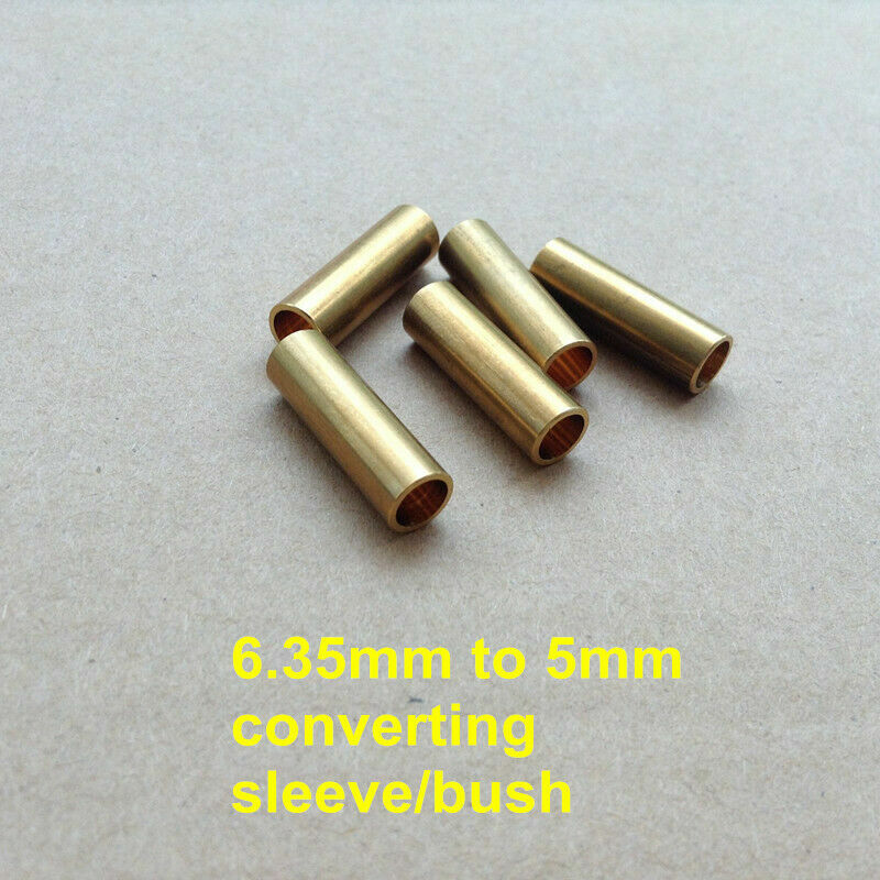 Great 5x Copper 6.35mm to 5mm Converting Sleeves Prop 5mm Shaft Housing Rc Boat