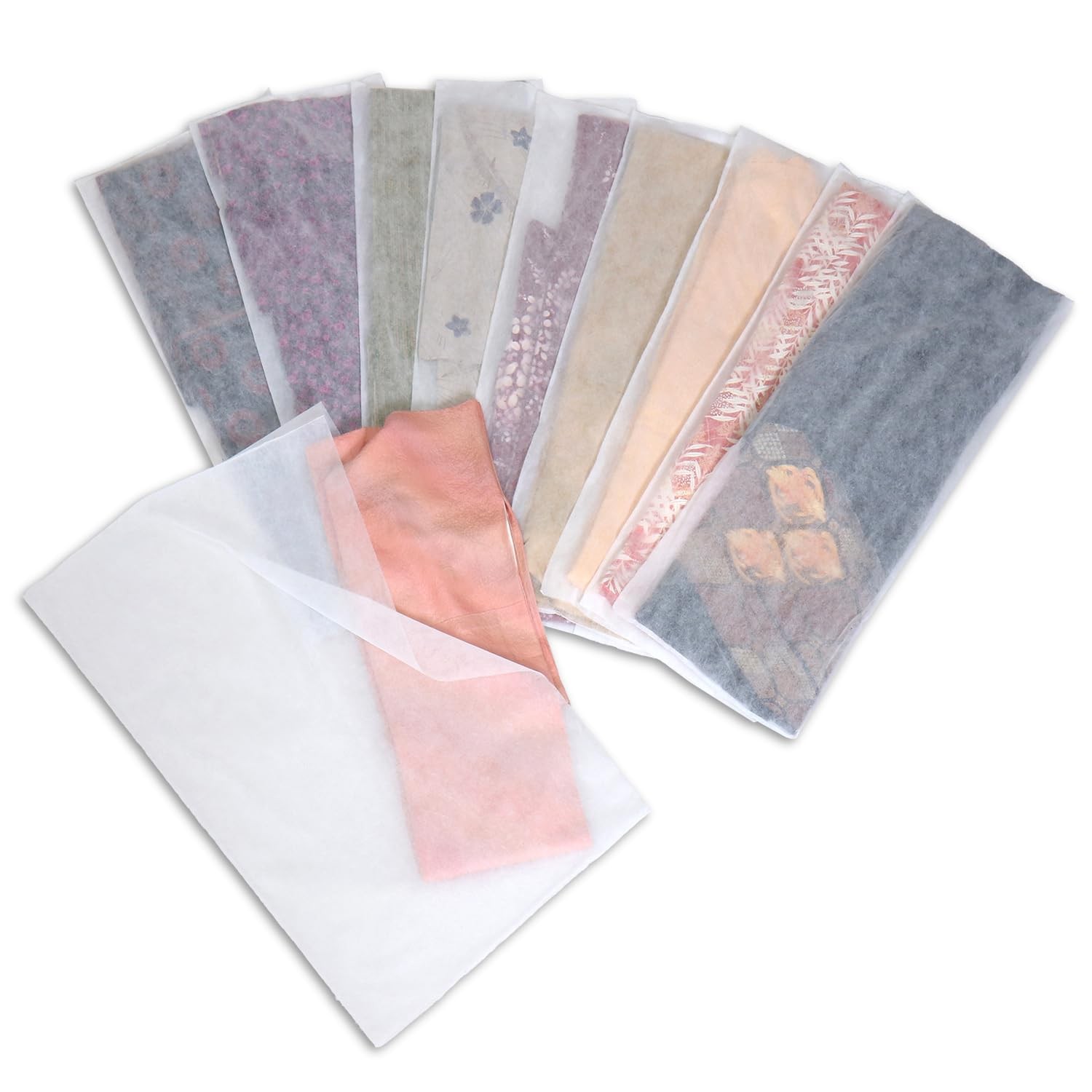 Kimono storage cover white 10 pieces set 605-57