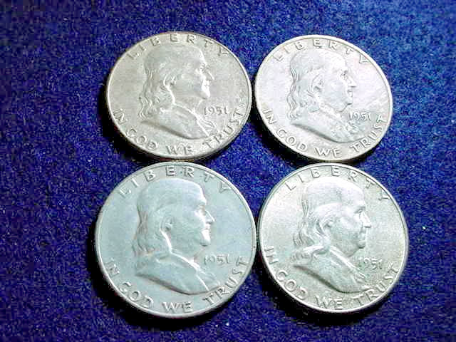 $2 FACE VALUE 90% SILVER COINS--THE COINS IN THE PHOTOS ARE WHAT YOU GET!!  #166