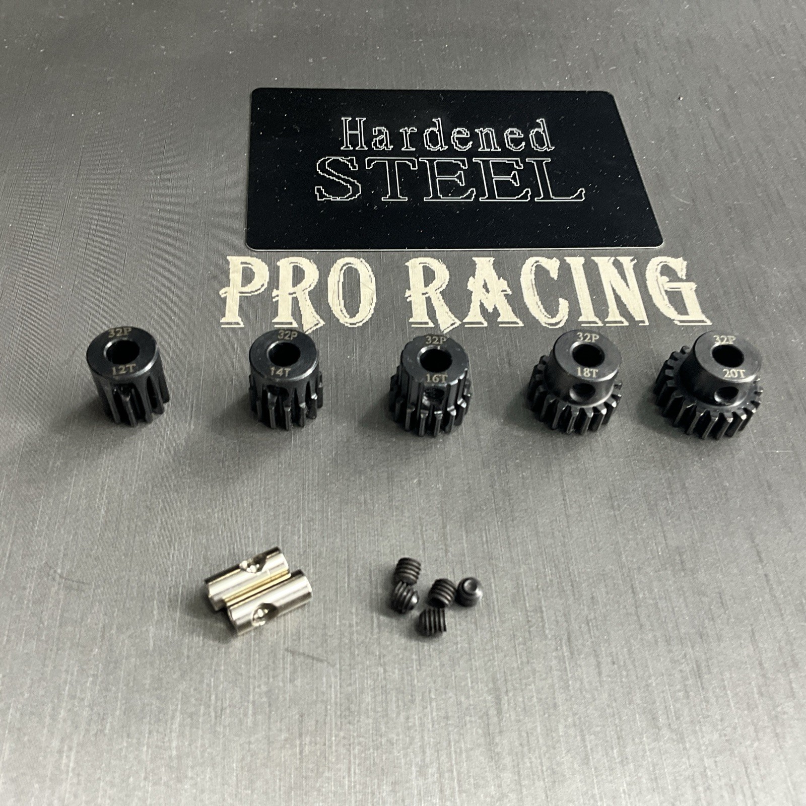 Mod .8 32P 5mm Steel Pinion Gear Set 12T 14 16 18T 20T For Arrma 1/10 BLX Spur