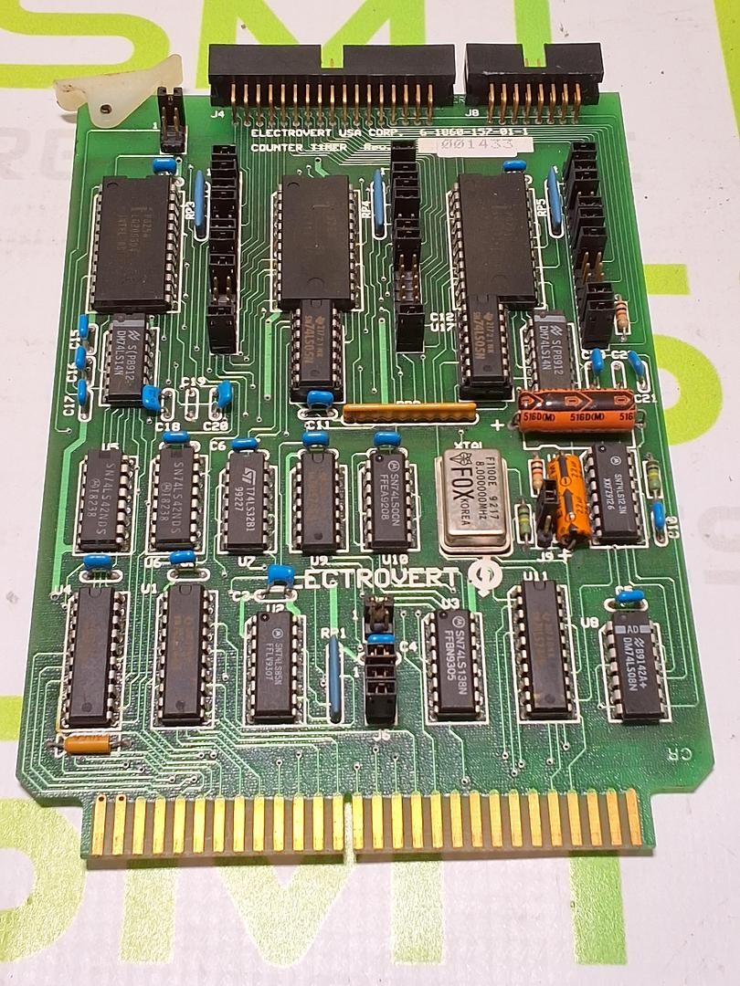 ELECTROVERT 6-1860-157-01-1 COUNTER TIMER BOARD