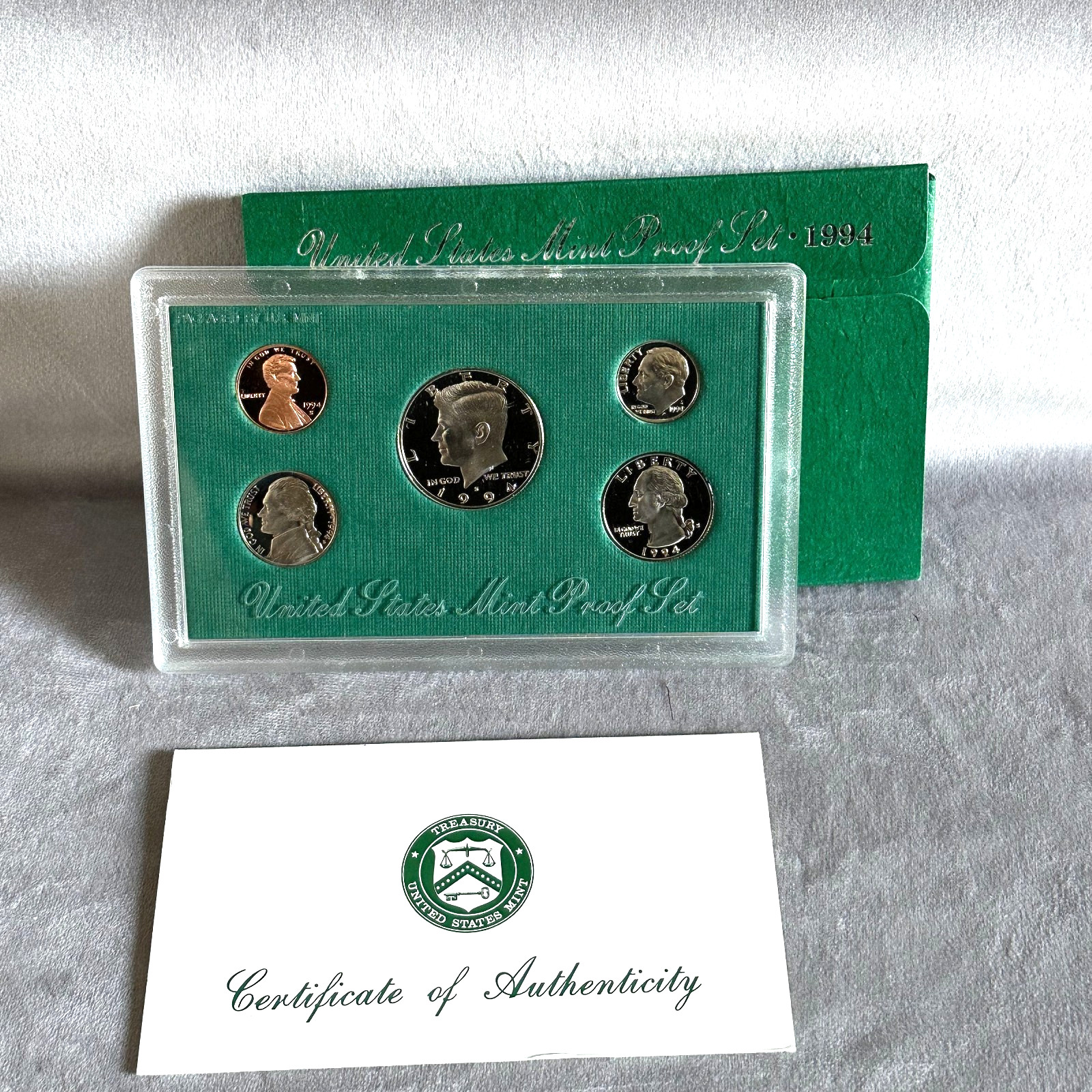 1994-S U.S. Proof Set Clad 6 Coins w/OGP Nice Cameo