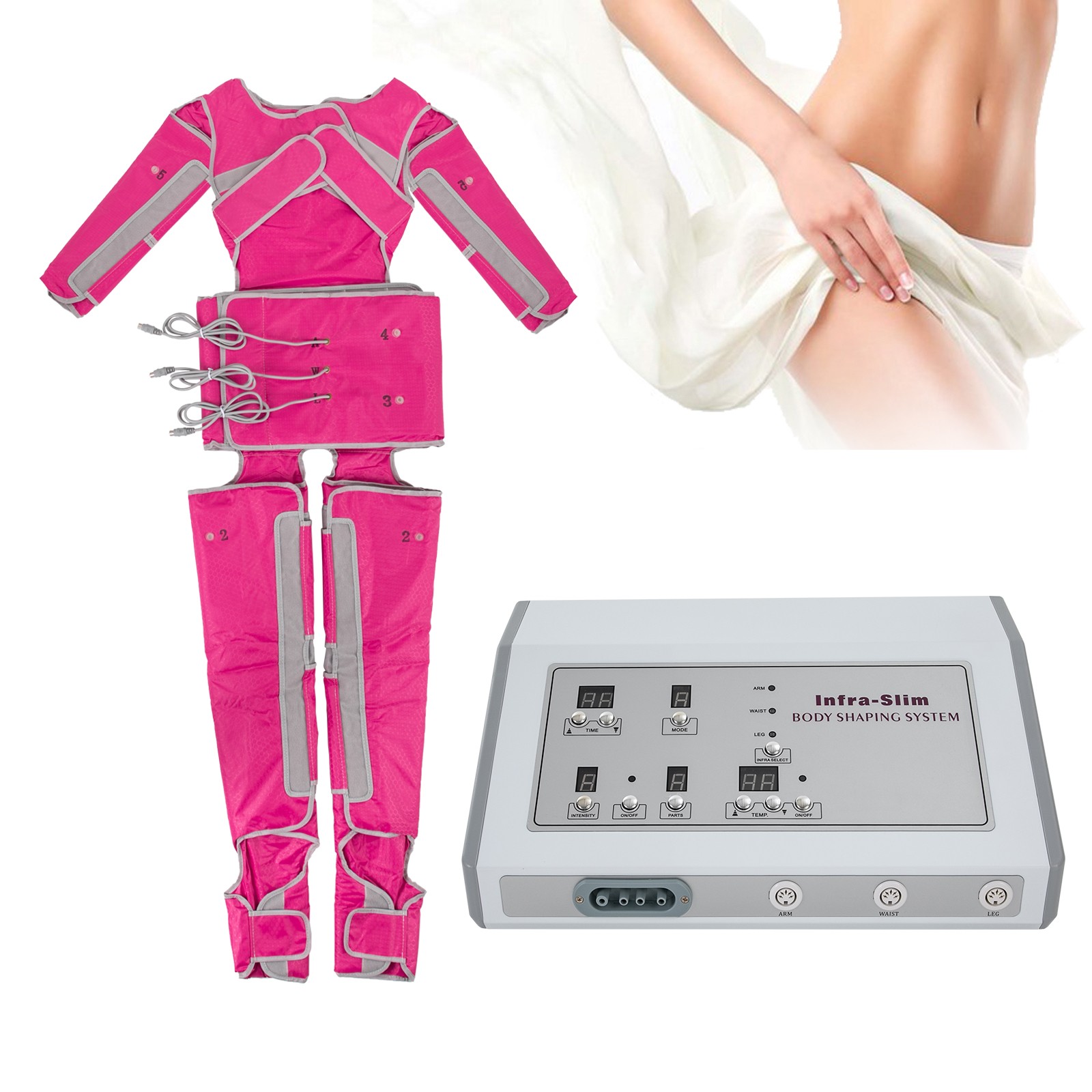 Air-Pressure Pressotherapy Far Infrared Lymphatic Spa Suit Machine Fat Removal
