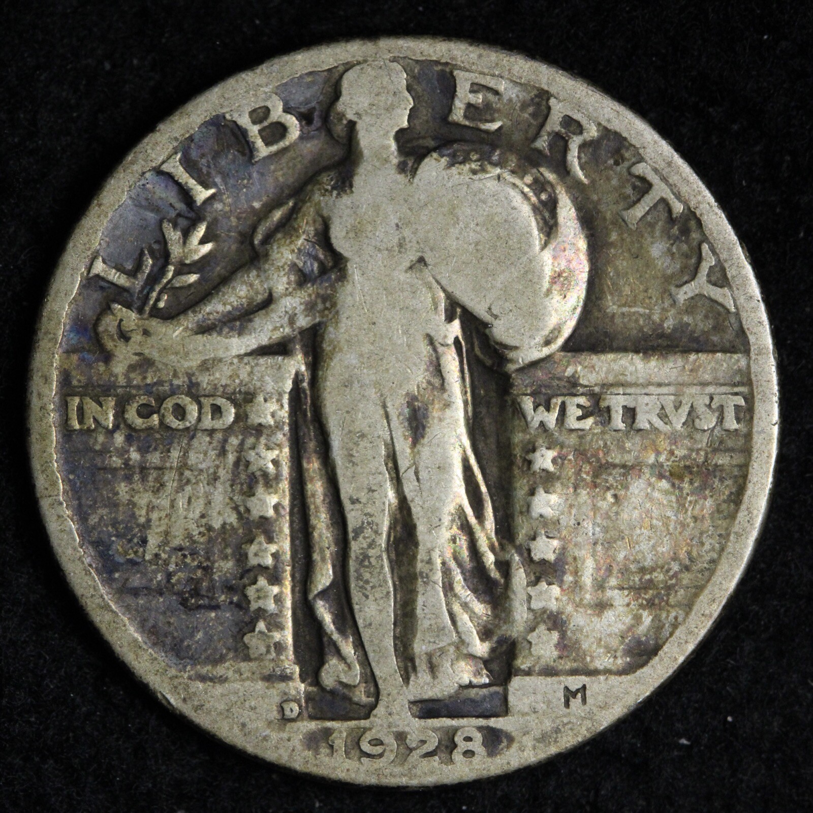 1928-D Standing Liberty Quarter E927 QM