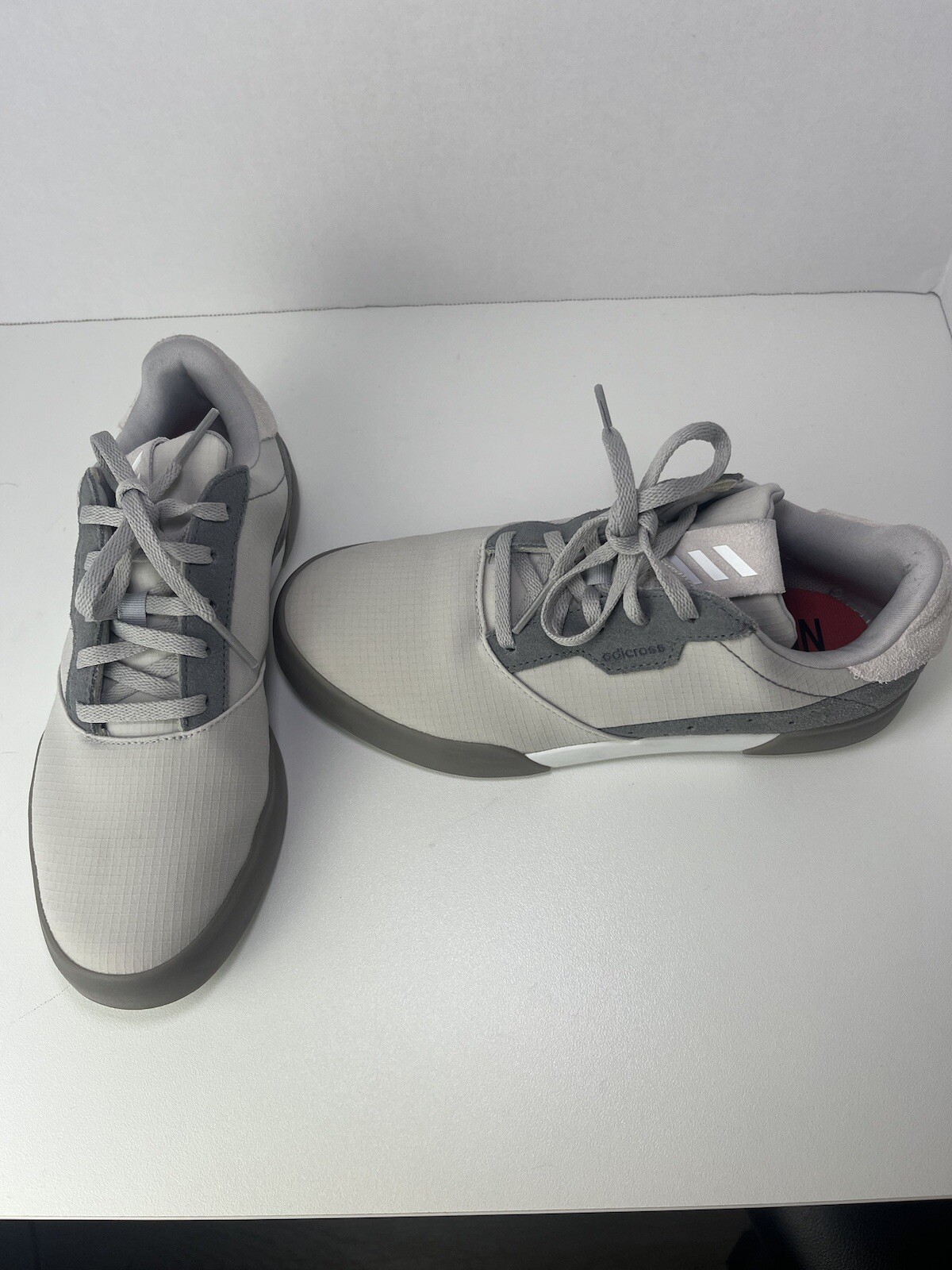 adidas Adicross Retro Golf Shoes Men's Size 5 White Spikeless Sneakers