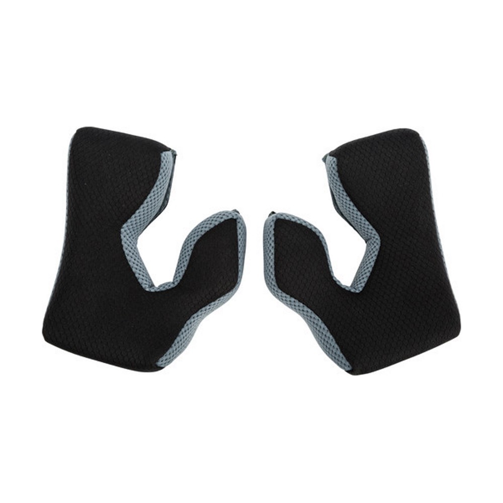 Fly Racing 73-87386 Cheek Pads for Formula CP Helmets - Lg - 40mm - Black/Gray