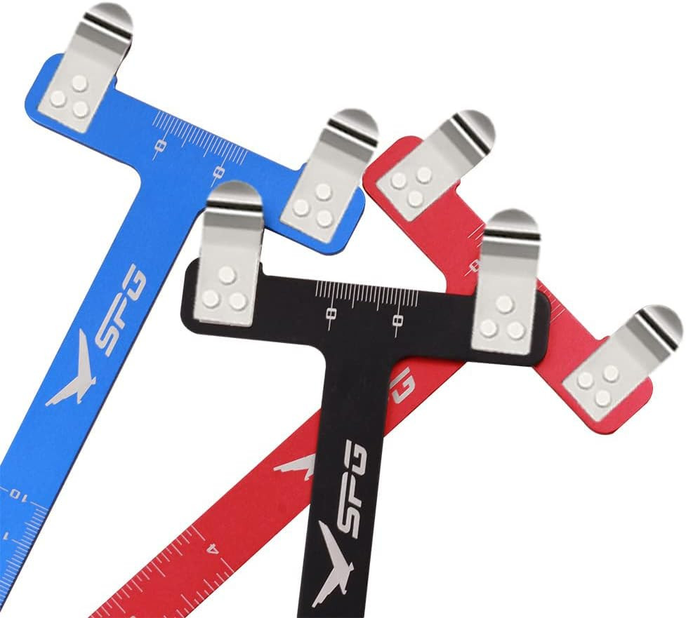 Archery Bow Square T Shape Ruler Measurement Tool Kit for Recurve and Compound B