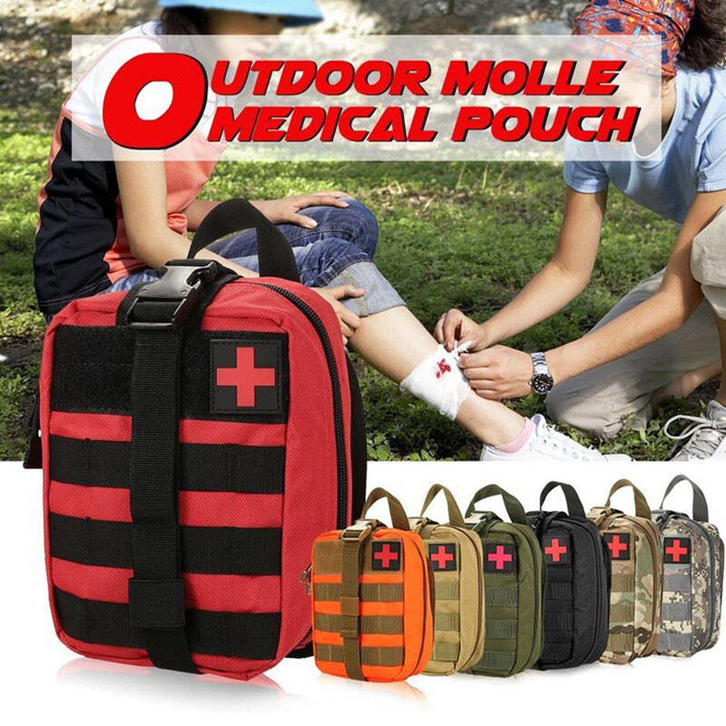 Tactical MOLLE First Aid Kit Medicical Pouch Rip Away EMT IFAK Medical Bag US