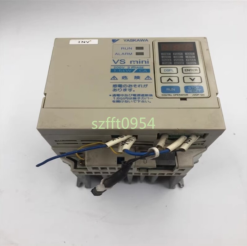 Used & Tested YASKAWA CIMR-XCAA21P5 AC Servo Drive 1.5KW 220V