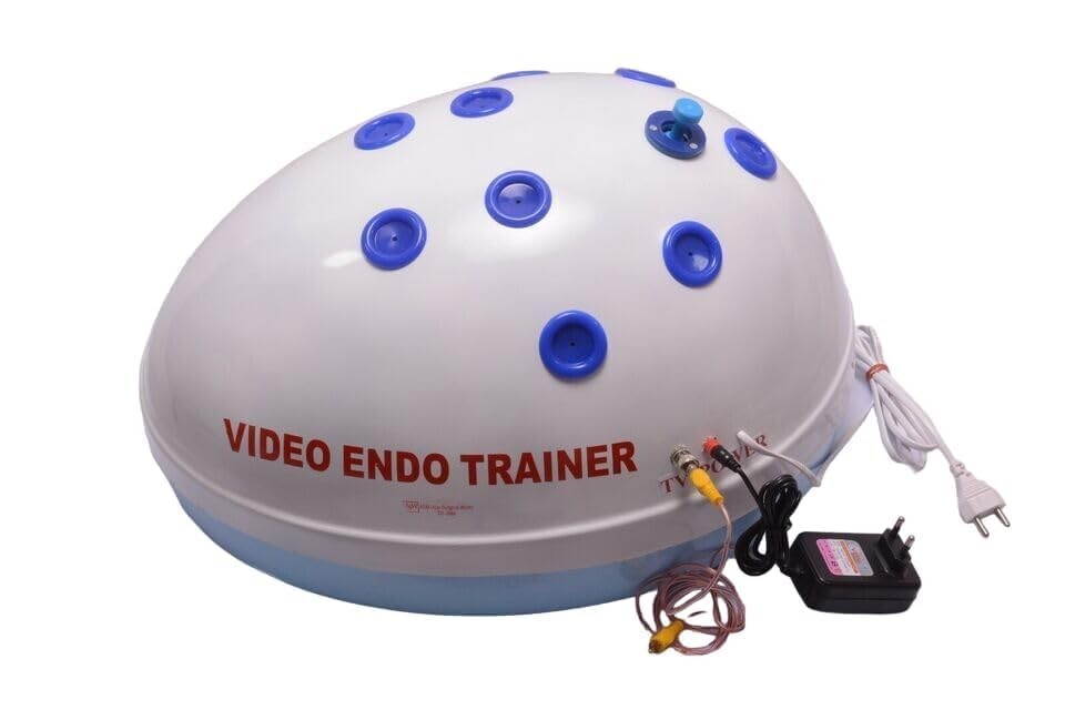 laparoscopic endo trainer simulator box hd camera training instruments set 14pc