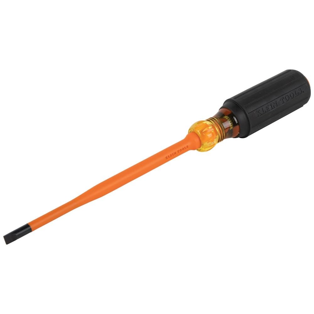 Insulated Screwdriver 1000V 1/4 Cabinet 6 Inch Klein Tools 6926INS Slim Profile
