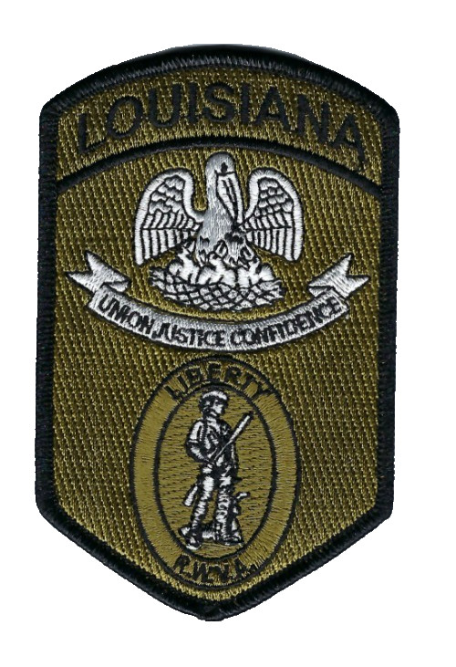 Louisiana LA RWVA (Revolutionary War Veterans Association) patch - NEW!