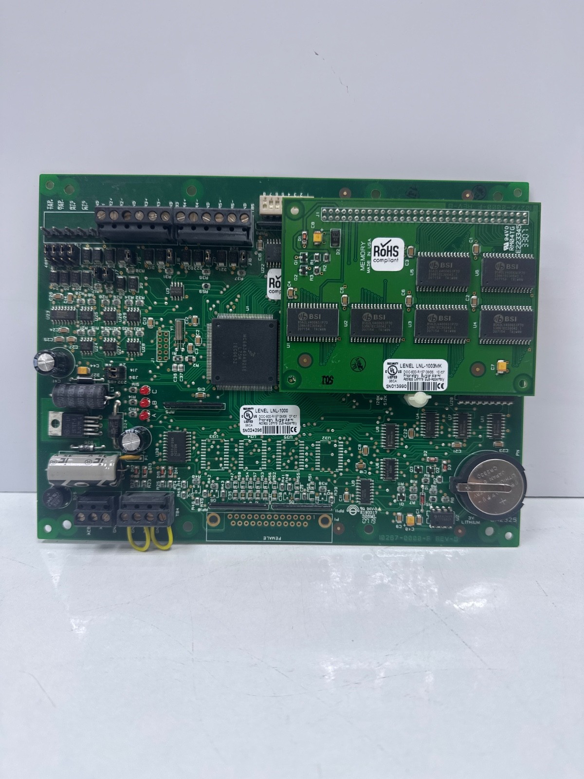 Lenel LNL-1000 Intelligent System Controller &Lenel LNL-1003MK Memory Expansion
