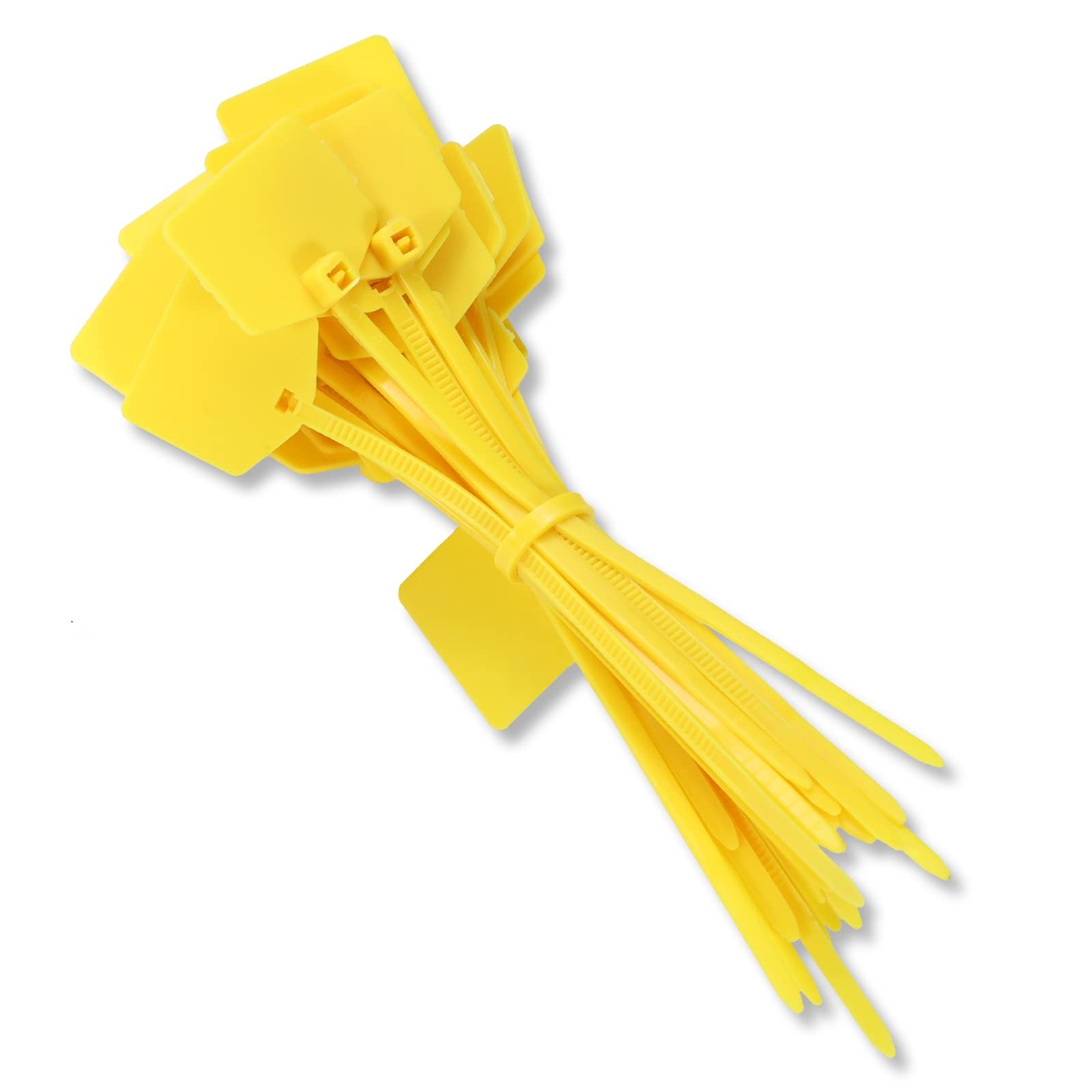 4 in Marker Nylon Cable Ties, Plastic Water Proof Tags, SelfLocking Writtenon