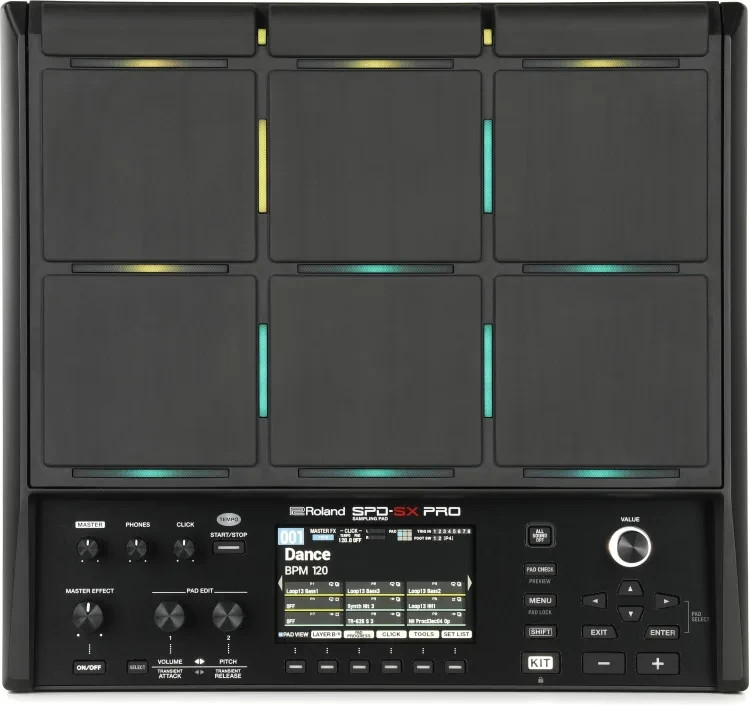 Roland SPD-SX Pro Percussion Pad with 4.3-Inch Display