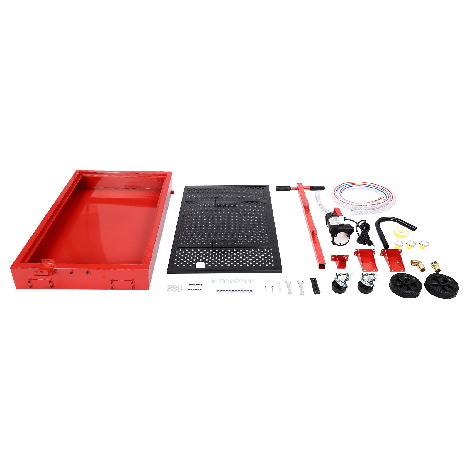 17Gallon Portable Oil Drain with Pump Truck Oil Drain Low Profile Oil Change Pan