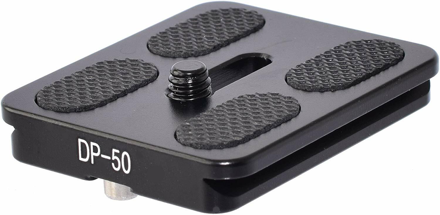 Desmond P-50 50mm QR Lens/Camera Body Plate Arca Compatible and D-Ring P50 DP-50