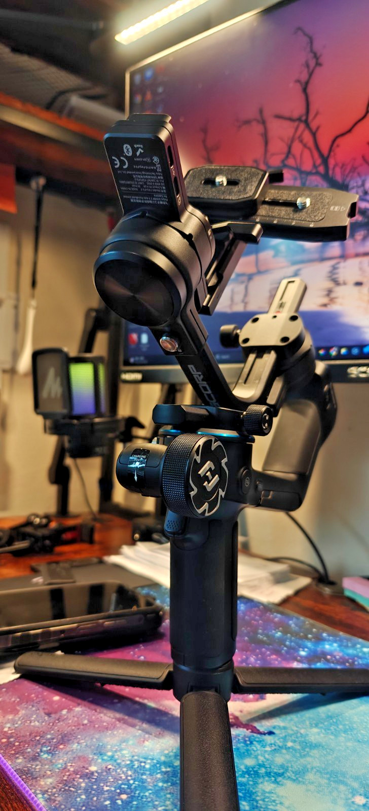 FeiyuTech SCORP-2 Gimbal w/AI Tracking,5.5lbs Payload for Mirrorless