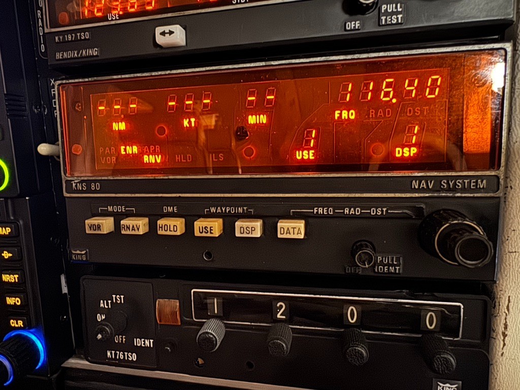 King KNS-80 VOR/LOC/DME/RNAV/GS Working when removed