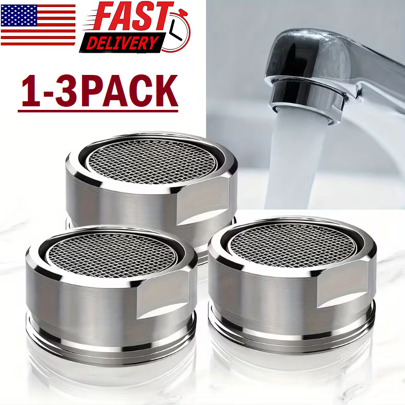 3× Brass Water Saving Faucet Tap Aerator Replaceable Filter Mixed Nozzle For M24