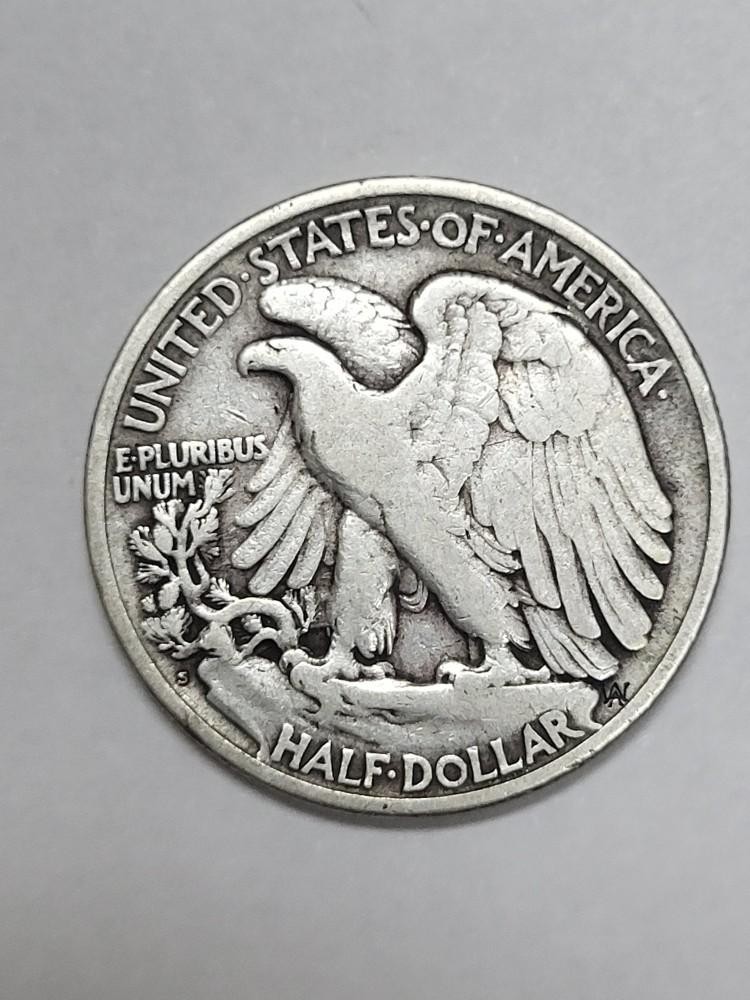 1920 S Walking Liberty Half Dollar