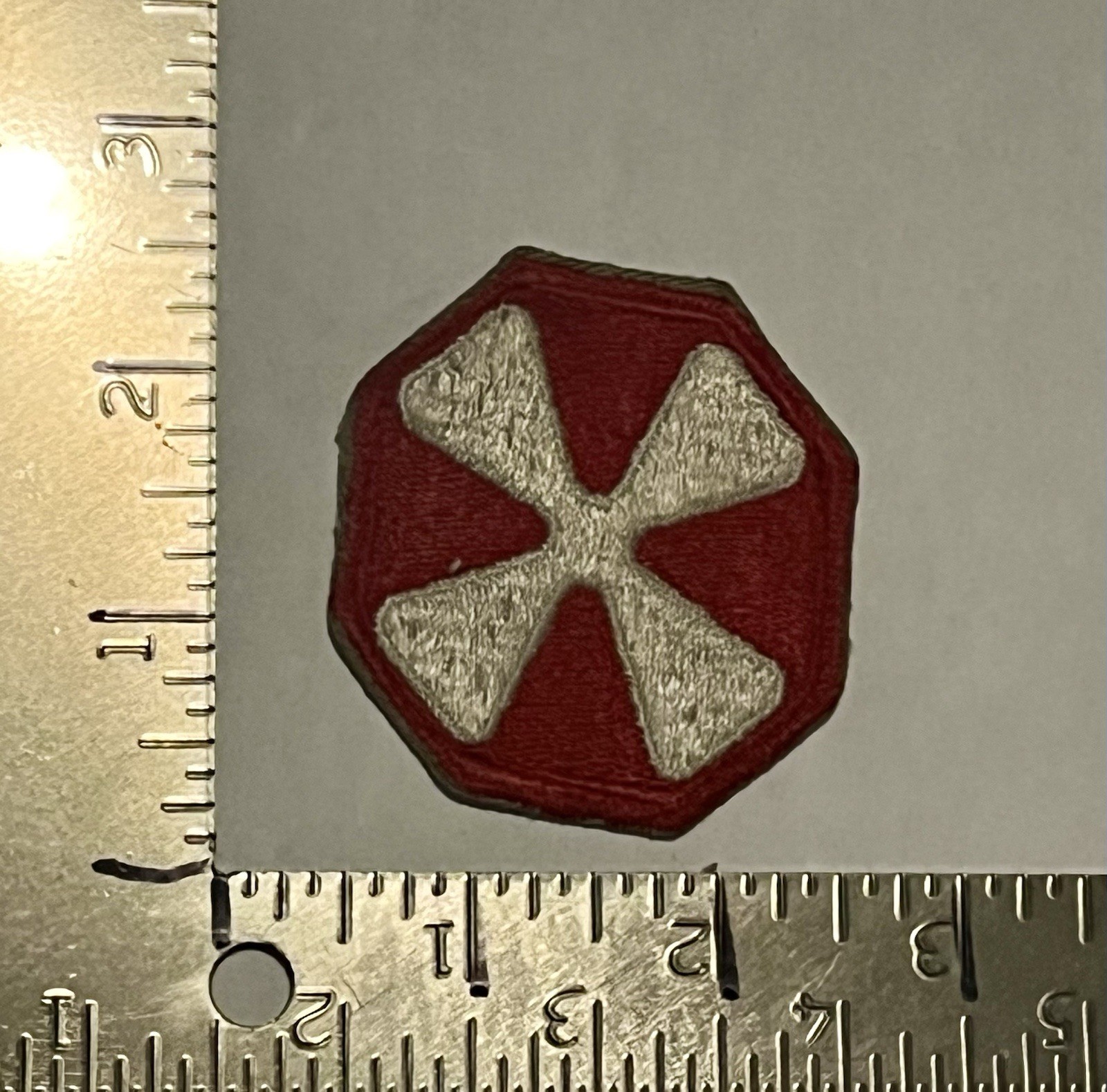 Original WWII U.S. 8th Army Color Cut Edge Patch No Glow