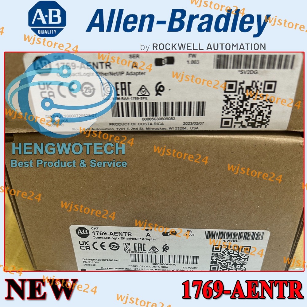 New Sealed NEW PLC 1769-AENTR/A Compactlogix Ethernet/IP Adapter 1769AENTR
