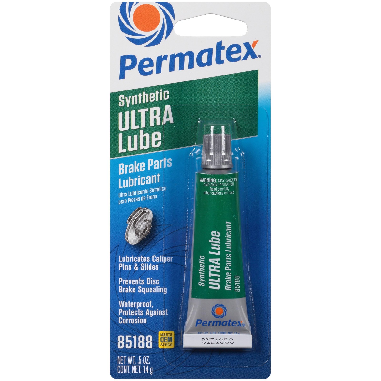 Permatex 85188 Ultra Disc Brake Caliper Lube, 0.5 oz. oz