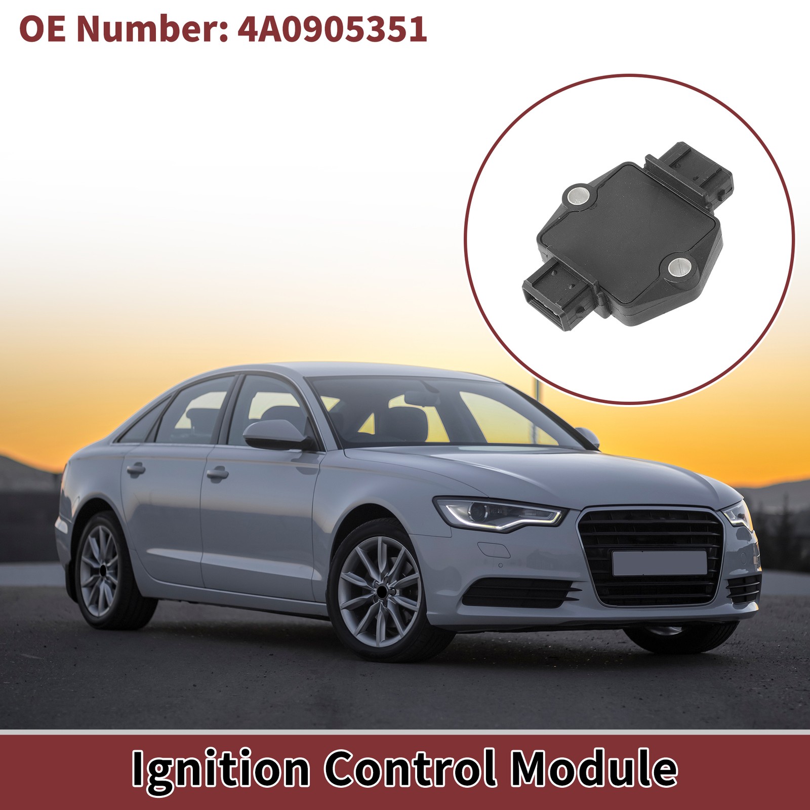 1 Pc No.4A0905351 Ignition Control Module for Audi A6 2006-2011 Plastic