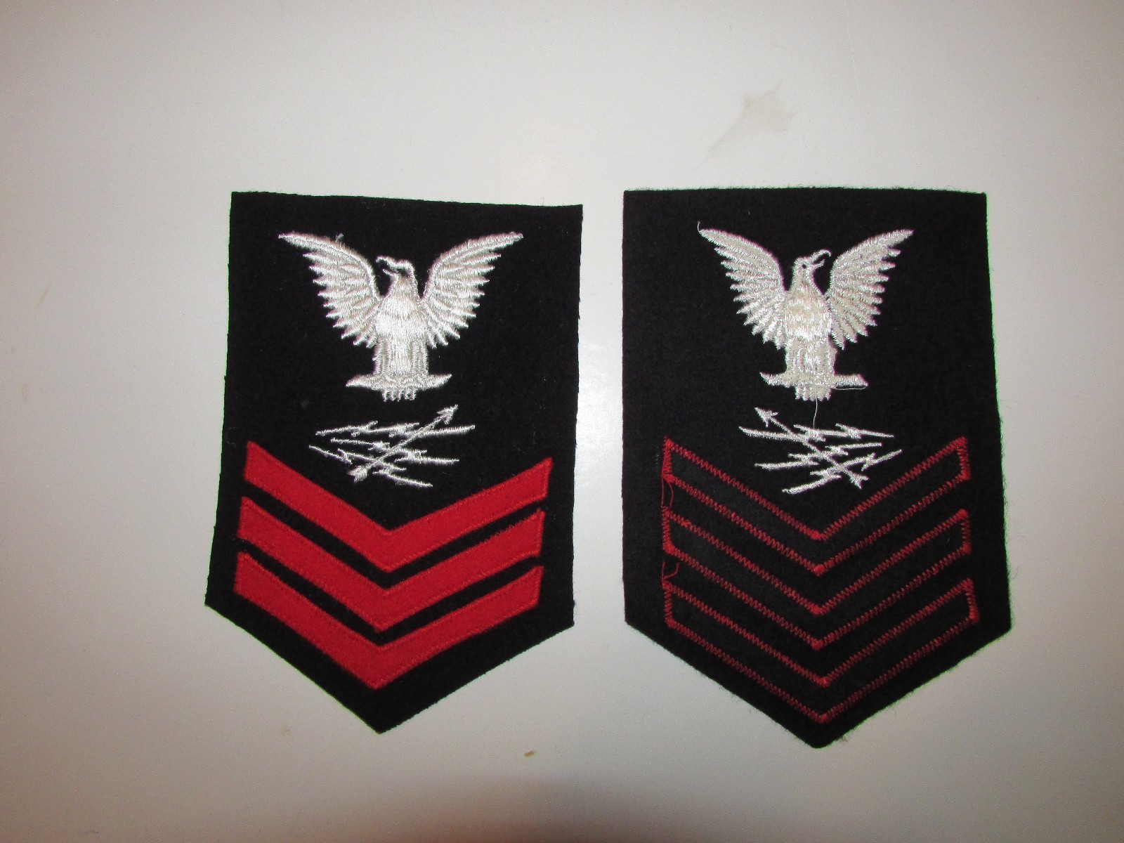 b9490 WW2 US Navy Rate Blue Radarman 1st Class IR33B