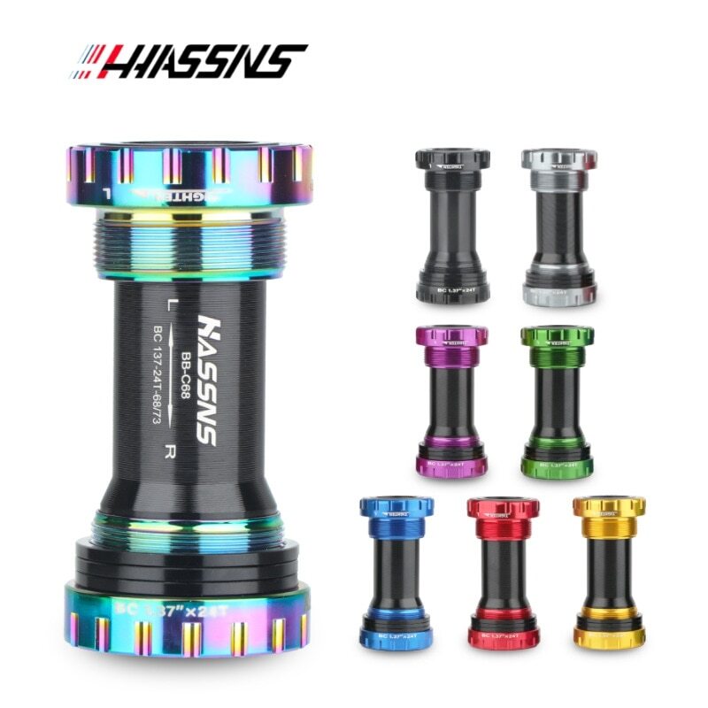Road Mountain Bike Bottom Bracket 68/73mm Threaded Bearings Fit Shimano/SRAM