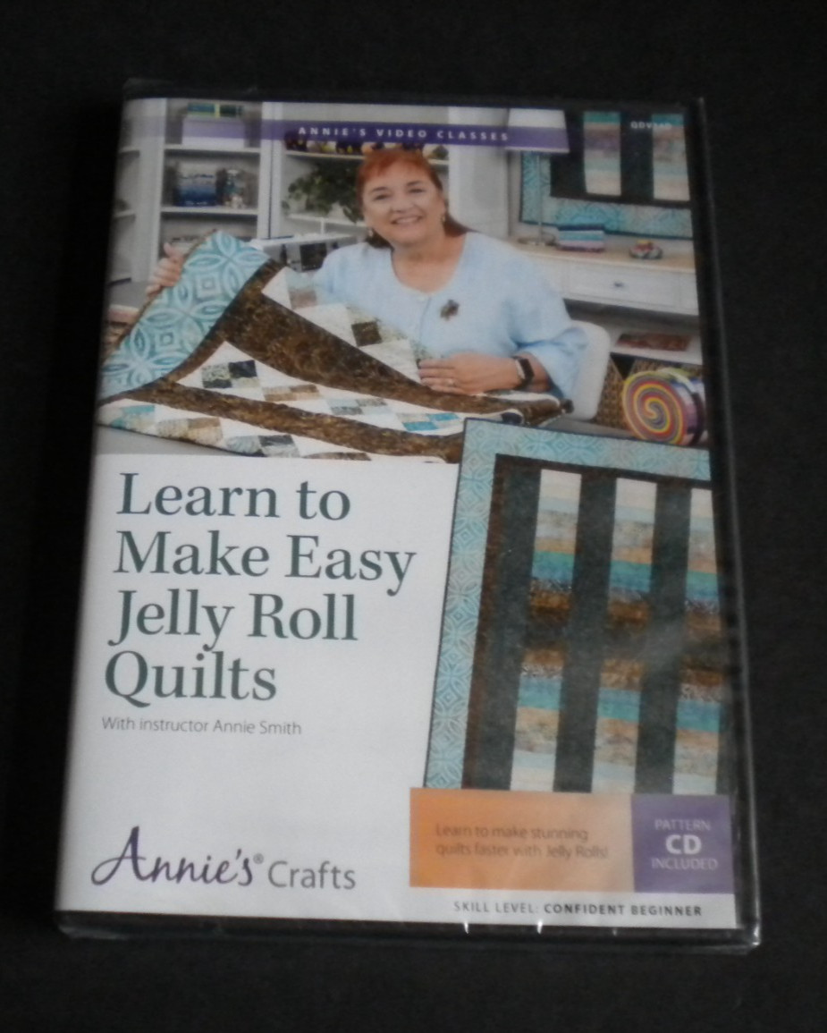 !NEW Learn to Make Fast Easy Jelly Roll Quilts Annie's Attics Crafts CD