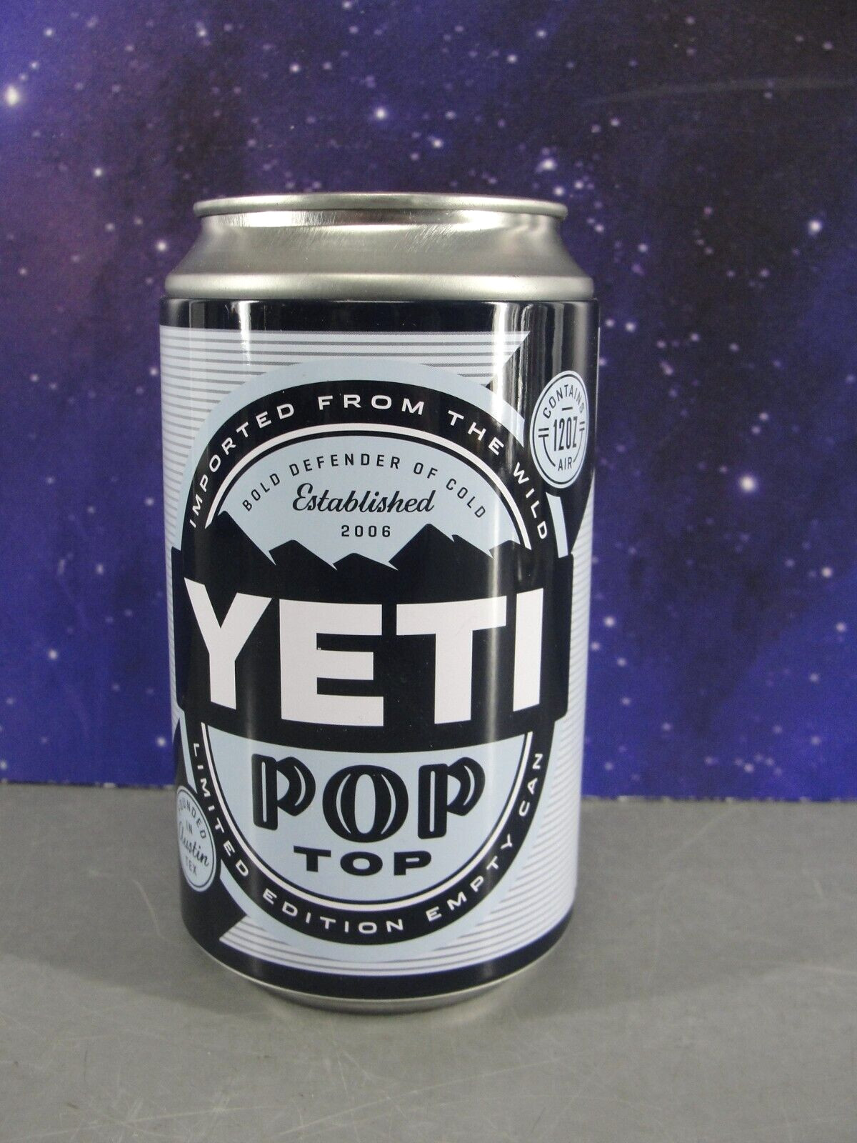 YETI POP TOP EMPTY CAN STASH HIDDEN STORAGE COMPARTMENT TIN 12oz LIMITED EDITION