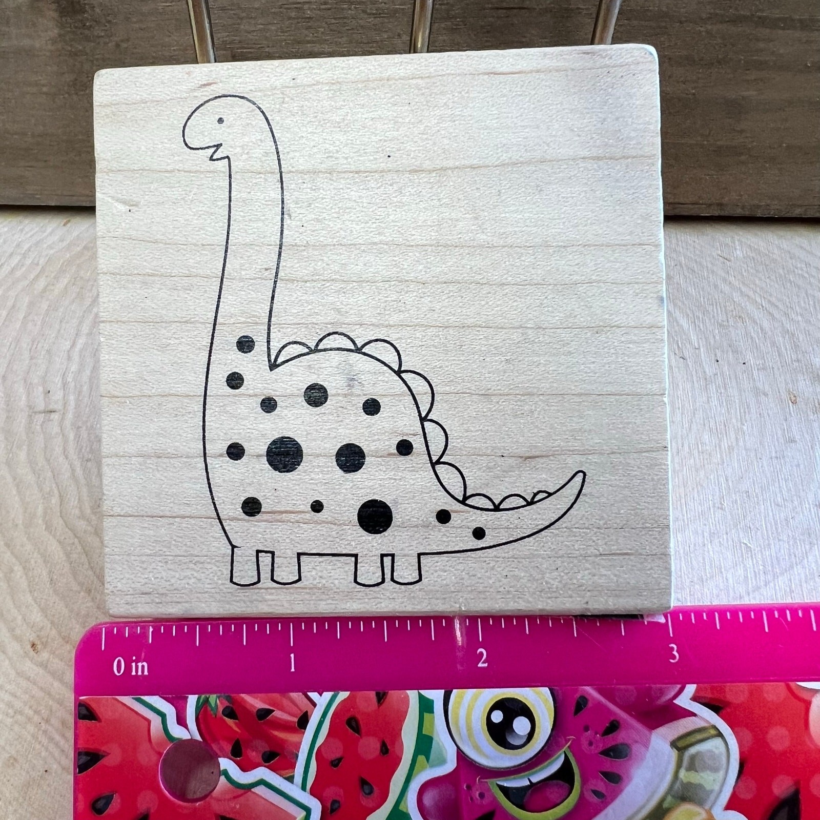 Rubber Stamp Dinosaur