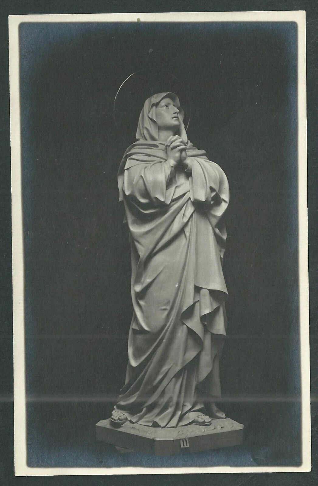 Holy card antique postale of Virgin de los Dolores santino image pieuses