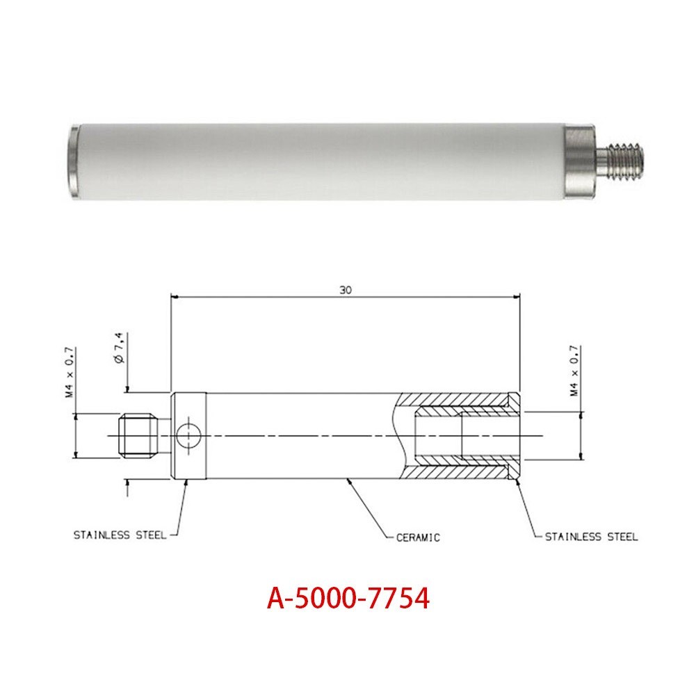 A 5000 7754 CMM Probe Ceramic Stem Extension Dive Deep Thread 30mm Length