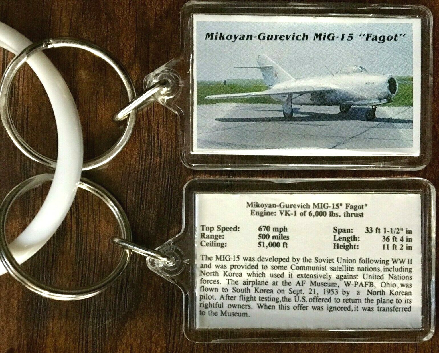 Mikoyan-Gurevich MiG-15 Fagot Airplane Aircraft Air Force Museum W-PAFB Dayton