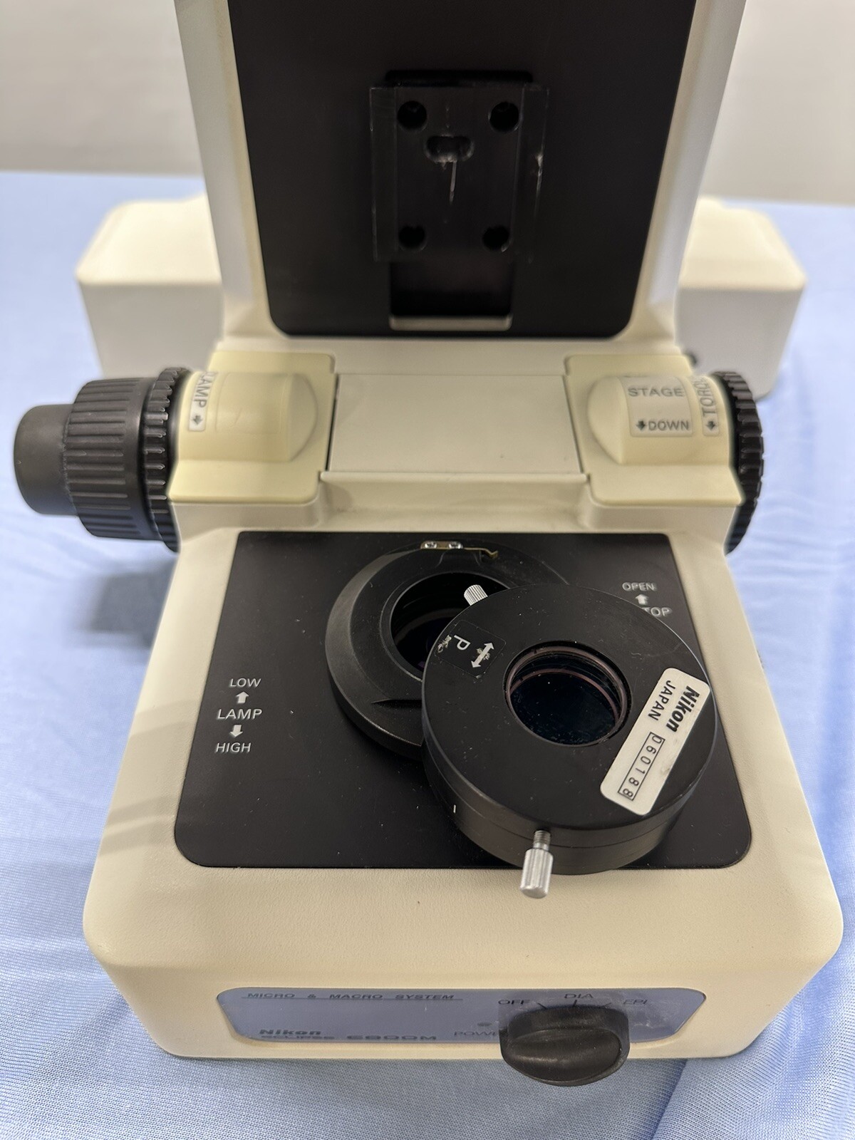 Nikon Eclipse E800 E800M Microscope, VFM, Photo Head V-TP VTP, C-LP CLP