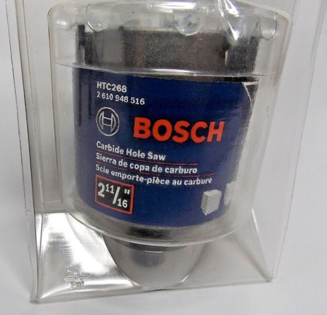 Bosch HTC268 2-11/16" Carbide Hole Saw For Carbide Multi Materials Germany